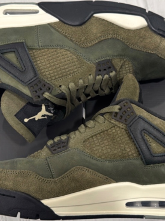 Size 11 - Air Jordan 4 SE Retro Low Craft - Olive - Comes With Replacement Box main image 6